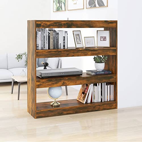Juroupi Bücherregal/Raumteiler Räuchereiche 100×30×103 cm Kiefer Raumteiler Regal Schrank BüCherregal Regal Raumteiler Storage Shelves MöBel-BüCherregal Juroupi Bücherregal/Raumteiler Räuchereiche 100×30×103 cm Kiefer Raumteiler Regal Schrank BüCherregal Regal Raumteiler Storage Shelves MöBel-BüCherregal von Juroupi