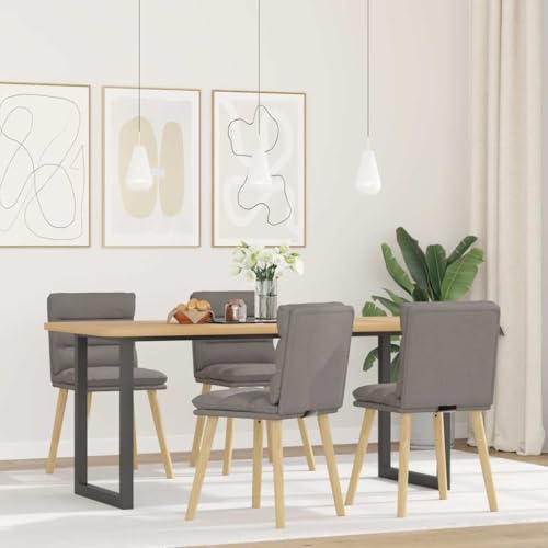 Juroupi Esszimmerstühle 4 STK. EsszimmermöBel Esszimmerstuhl Dining Chair Esszimmer StüHle EsszimmerstüHlen Taupe Stoff - 3315399 von Juroupi