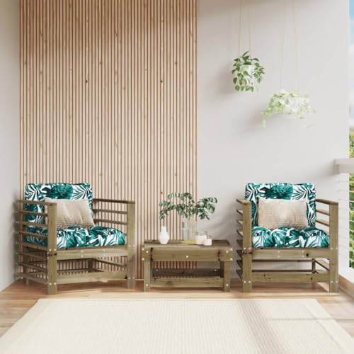 Juroupi Gartenstühle 2 STK. Garten StüHle Relaxsessel Garten Gartensessel Outdoor GartenstüHle Kiefernholz Imprägniert - 825631 von Juroupi