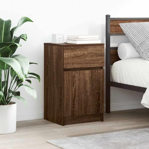 Juroupi Nachttische 2 STK. Nightstand Beistelltisch Schlafzimmer MöBel Nachtschrank Nachtisch Braun Eichen-Optik 39x35x65 cm Holzwerkstoff Juroupi Nachttische 2 STK. Nightstand Beistelltisch Schlafzimmer MöBel Nachtschrank Nachtisch Braun Eichen-Optik 39x35x65 cm Holzwerkstoff von Juroupi