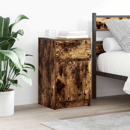 Juroupi Nachttische 2 STK. Nightstand Beistelltisch Schlafzimmer MöBel Nachtschrank Nachtisch Räuchereiche 39x35x65 cm Holzwerkstoff Juroupi Nachttische 2 STK. Nightstand Beistelltisch Schlafzimmer MöBel Nachtschrank Nachtisch Räuchereiche 39x35x65 cm Holzwerkstoff von Juroupi
