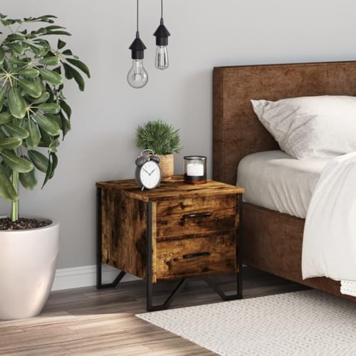 Juroupi Nachttische 2 STK. Nightstand Beistelltisch Schlafzimmer MöBel Nachtschrank Nachtisch Räuchereiche 40x30x40 cm Holzwerkstoff - 848519 Juroupi Nachttische 2 STK. Nightstand Beistelltisch Schlafzimmer MöBel Nachtschrank Nachtisch Räuchereiche 40x30x40 cm Holzwerkstoff - 848519 von Juroupi