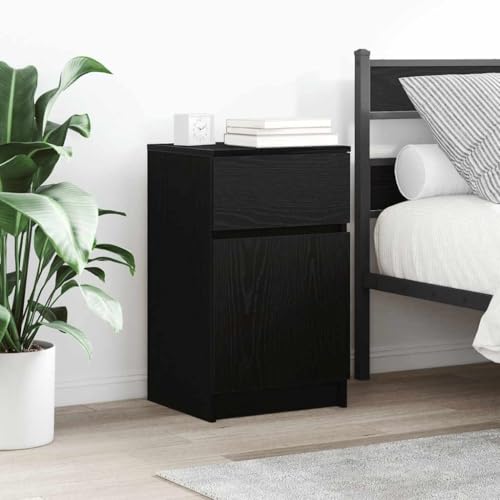 Juroupi Nachttische 2 STK. Nightstand Beistelltisch Schlafzimmer MöBel Nachtschrank Nachtisch Schwarz 39x35x65 cm Holzwerkstoff Juroupi Nachttische 2 STK. Nightstand Beistelltisch Schlafzimmer MöBel Nachtschrank Nachtisch Schwarz 39x35x65 cm Holzwerkstoff von Juroupi