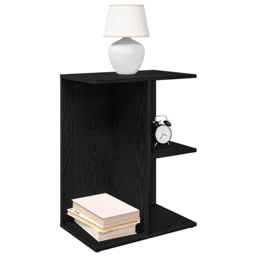 Juroupi Nachttische 2 STK. Nightstand Beistelltisch Schlafzimmer MöBel Nachtschrank Nachtisch Schwarz Eichen-Optik 46,5x29x61 cm Juroupi Nachttische 2 STK. Nightstand Beistelltisch Schlafzimmer MöBel Nachtschrank Nachtisch Schwarz Eichen-Optik 46,5x29x61 cm von Juroupi