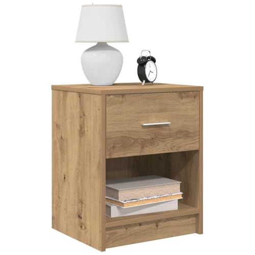 Juroupi Nachttische 2 STK. Nightstand Beistelltisch Schlafzimmer MöBel Nachtschrank Nachtisch mit Schublade Artisan-Eiche 40x34x50 cm Juroupi Nachttische 2 STK. Nightstand Beistelltisch Schlafzimmer MöBel Nachtschrank Nachtisch mit Schublade Artisan-Eiche 40x34x50 cm von Juroupi