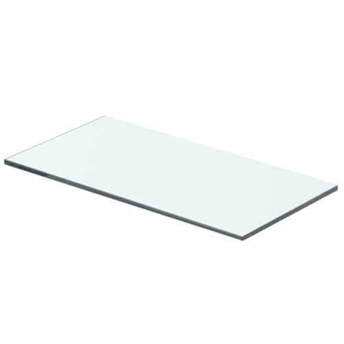 Juroupi Regalboden Glas Transparent 40 cm x 15 cm Glasplatte Tisch Schminktisch Glasplatte von Juroupi