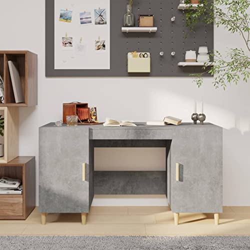 Juroupi Schreibtisch Computertisch Office Table Schreib Tisch Computer Schreibtisch Betongrau 140x50x75 cm Holzwerkstoff Juroupi Schreibtisch Computertisch Office Table Schreib Tisch Computer Schreibtisch Betongrau 140x50x75 cm Holzwerkstoff von Juroupi