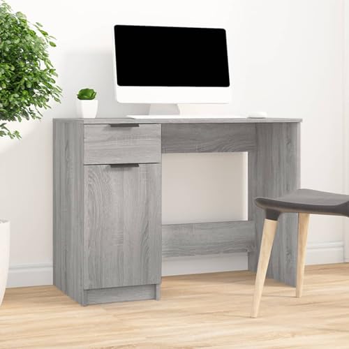 Juroupi Schreibtisch Computertisch Office Table Schreib Tisch Computer Schreibtisch Grau Sonoma 100x50x75 cm Holzwerkstoff Juroupi Schreibtisch Computertisch Office Table Schreib Tisch Computer Schreibtisch Grau Sonoma 100x50x75 cm Holzwerkstoff von Juroupi