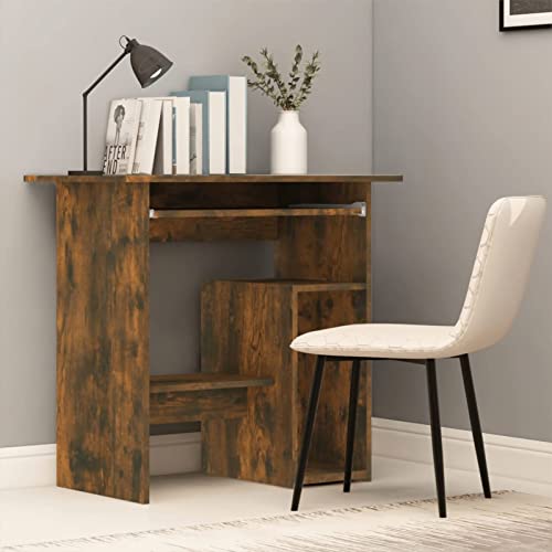 Juroupi Schreibtisch Computertisch Office Table Schreib Tisch Computer Schreibtisch Räuchereiche 80x45x74 cm Holzwerkstoff Juroupi Schreibtisch Computertisch Office Table Schreib Tisch Computer Schreibtisch Räuchereiche 80x45x74 cm Holzwerkstoff von Juroupi