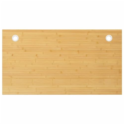 Juroupi Schreibtischplatte Massivholzplatte Tabletop Tischplatte Holz Tischplatten 100x60x4 cm Bambus von Juroupi