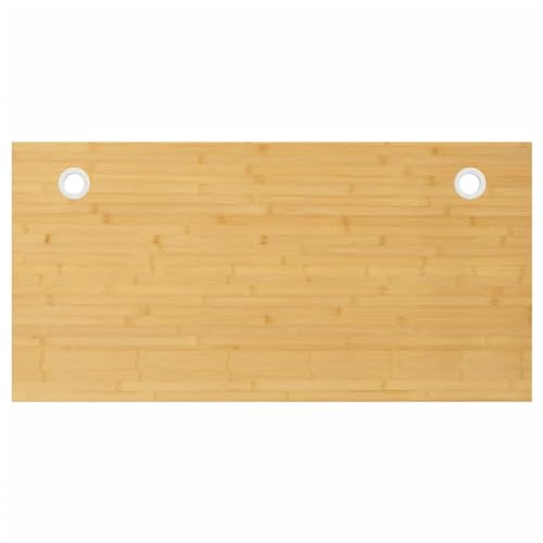 Juroupi Schreibtischplatte Massivholzplatte Tabletop Tischplatte Holz Tischplatten 110x55x4 cm Bambus von Juroupi