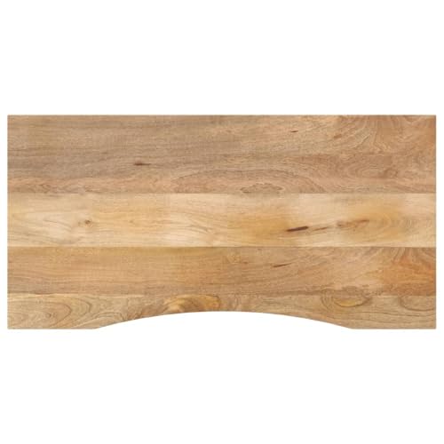 Juroupi Schreibtischplatte mit Aussparung Schreibtischplatte Massivholzplatte Tabletop Tischplatte Holz 120x50x2,5cm Massivholz Mango - 370196 Juroupi Schreibtischplatte mit Aussparung Schreibtischplatte Massivholzplatte Tabletop Tischplatte Holz 120x50x2,5cm Massivholz Mango - 370196 von Juroupi