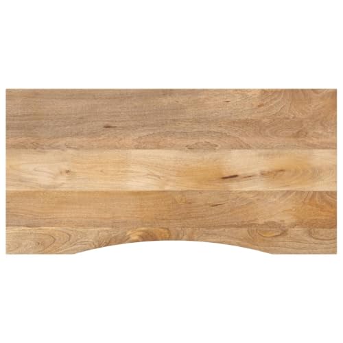 Juroupi Schreibtischplatte mit Aussparung Schreibtischplatte Massivholzplatte Tabletop Tischplatte Holz 120x60x2,5cm Massivholz Mango - 370203 Juroupi Schreibtischplatte mit Aussparung Schreibtischplatte Massivholzplatte Tabletop Tischplatte Holz 120x60x2,5cm Massivholz Mango - 370203 von Juroupi