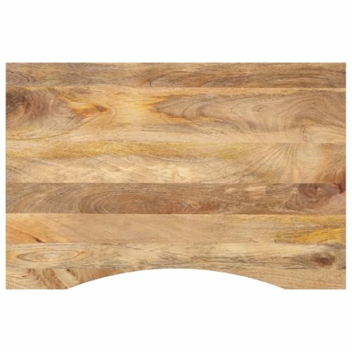 Juroupi Schreibtischplatte mit Aussparung Schreibtischplatte Massivholzplatte Tabletop Tischplatte Holz 80x60x2,5 cm Massivholz Mango - 370199 Juroupi Schreibtischplatte mit Aussparung Schreibtischplatte Massivholzplatte Tabletop Tischplatte Holz 80x60x2,5 cm Massivholz Mango - 370199 von Juroupi