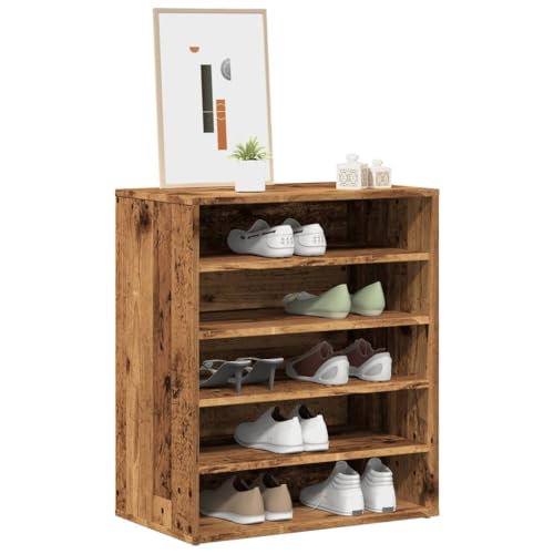 Juroupi Schuhregal Shoe Cabinet Schuhablage Flur Schuhe Regal SchuhstäNder Altholz-Optik 60x35x70 cm Holzwerkstoff Juroupi Schuhregal Shoe Cabinet Schuhablage Flur Schuhe Regal SchuhstäNder Altholz-Optik 60x35x70 cm Holzwerkstoff von Juroupi