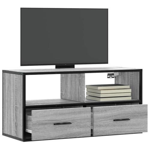 Juroupi TV-Schrank Fernsehschrank Wohnzimmer MöBel TV MöBel Wohnzimmer Schrank TV Table TV Cabinet Grau Sonoma 80x31x39,5 cm Holzwerkstoff und Metall - 848922 Juroupi TV-Schrank Fernsehschrank Wohnzimmer MöBel TV MöBel Wohnzimmer Schrank TV Table TV Cabinet Grau Sonoma 80x31x39,5 cm Holzwerkstoff und Metall - 848922 von Juroupi