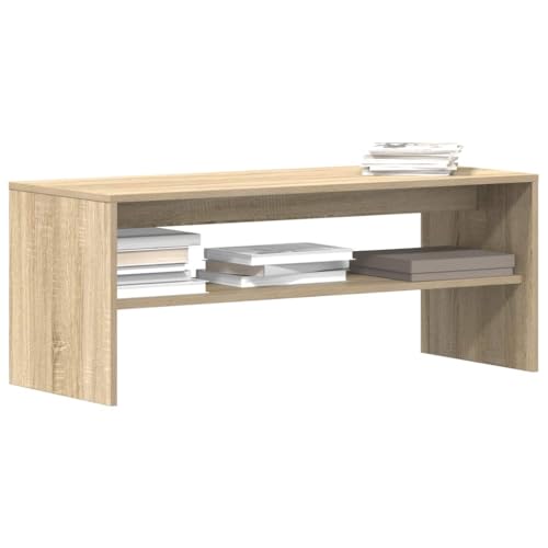 Juroupi TV-Schrank Fernsehschrank Wohnzimmer MöBel TV MöBel Wohnzimmer Schrank TV Table TV Cabinet Sonoma-Eiche 100x40x40 cm Holzwerkstoff von Juroupi