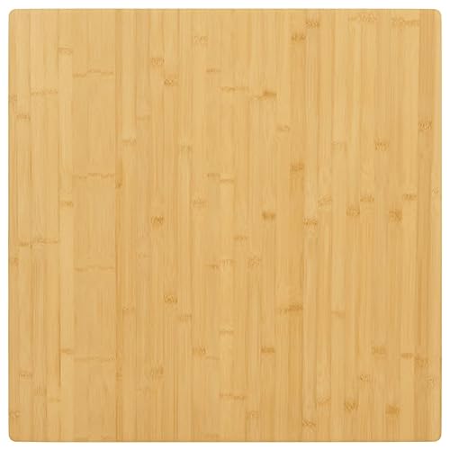 Juroupi Tischplatte Schreibtischplatte Table Top Gartentischplatte Tischplatte 90x90x2,5 cm Bambus von Juroupi