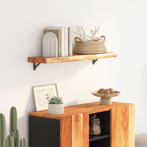 Juroupi Wandregal 80x20x3,8 cm BüCherregal Wand Schweberegal Wand Regal Regale FüR WäNde Wand Regale Rechteckig Massivholz Akazie Baumkante Juroupi Wandregal 80x20x3,8 cm BüCherregal Wand Schweberegal Wand Regal Regale FüR WäNde Wand Regale Rechteckig Massivholz Akazie Baumkante von Juroupi