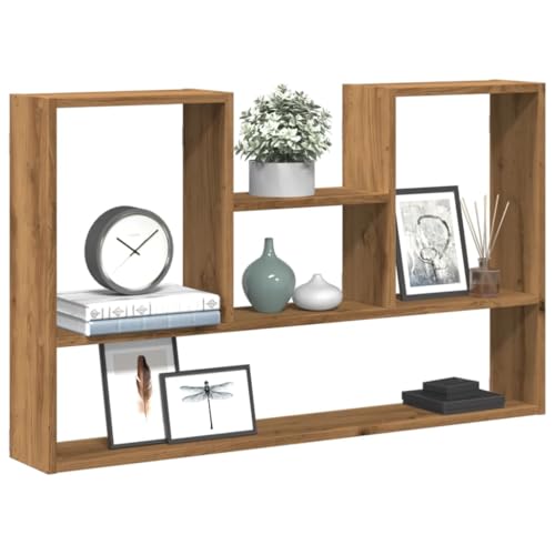 Juroupi Wandregal Regal Wand Wall Shelf Schwebendes Regal Wandregale KüChenregal Wand Artisan-Eiche 99x15x60 cm Holzwerkstoff Juroupi Wandregal Regal Wand Wall Shelf Schwebendes Regal Wandregale KüChenregal Wand Artisan-Eiche 99x15x60 cm Holzwerkstoff von Juroupi