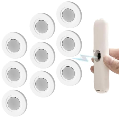 Jurqqer Fernbedienung Halterung Wand – Magnetischer Fernbedienungshalter (9 Stück) mit superstarkem Magnethalter | Selbstklebende Magnethalterung ohne Bohren für TV & Gerätefernbedienungen von Jurqqer