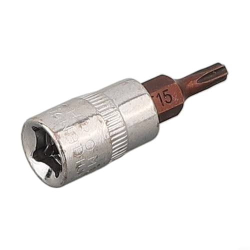 1 x Sechskantschaft für Torx-Bit-Stecknuss T8 T40, Chrom-Vanadium-Stahl-Werkzeug für Fabrik- und Hausreparaturen () von Jurtmy