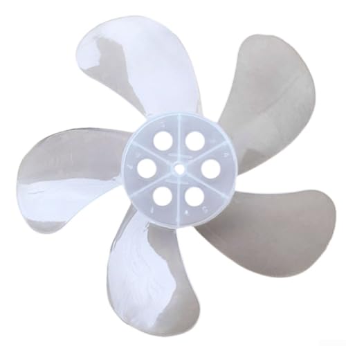 25,4 cm AS Kunststoff-Lüfterblatthalter, effizientes 5-Blatt-Design für Schreibtisch- und Standventilator-Ersatz von Jurtmy