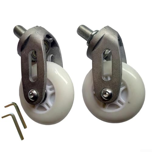 2er Set Waveboard Räder 80mm mit Aluminiumlegierungs Halterung, Hochfeste PU Rollen Kompatibel mit den meisten Waveboards und Casterboards für Freizeit und Training 2er Set Waveboard Räder 80mm mit Aluminiumlegierungs Halterung, Hochfeste PU Rollen Kompatibel mit den meisten Waveboards und Casterboards für Freizeit und Training von Jurtmy