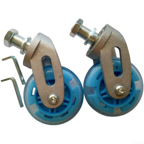 2er Set Waveboard Räder 80mm mit Aluminiumlegierungs Halterung, Hochfeste PU Rollen Kompatibel mit den meisten Waveboards und Casterboards für Freizeit und Training 2er Set Waveboard Räder 80mm mit Aluminiumlegierungs Halterung, Hochfeste PU Rollen Kompatibel mit den meisten Waveboards und Casterboards für Freizeit und Training von Jurtmy