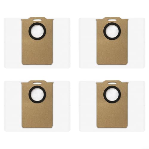 4/10 Stück Staubsauger-Ersatz-Sammelbeutel, kompatibel mit Trouver E20 Plus, Pro-scenic Q8 Max, Trouver E20 Pro Plusm, für Honor für Choice R3 Plus etc. (4 Stück) von Jurtmy