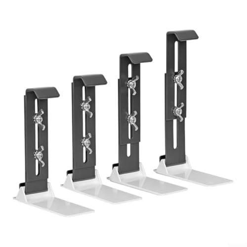 4 Blumenkastenständer, Edelstahl balkonkasten halterung höhenverstellbar, für Fensterbänke im Außenbereich geeignet, unsichtbar, passend für 10-18 cm Blumentöpfe, mit Adapter, ohne Bohren 4 Blumenkastenständer, Edelstahl balkonkasten halterung höhenverstellbar, für Fensterbänke im Außenbereich geeignet, unsichtbar, passend für 10-18 cm Blumentöpfe, mit Adapter, ohne Bohren von Jurtmy