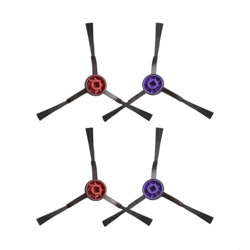 4 Stück Roboter-Staubsauger-Zubehör-Set, kompatibel mit Eureka, für NERE10s/E10S Staubsauger-Seitenbürsten-Kits, Roboter-Staubsauger-Wischmopp-Reiniger, Eckkantenreinigung, Ersatz (4 Stück) von Jurtmy