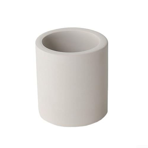 Diatom Mud Zahnbürstenbecher mit benutzerfreundlichem Design, perfekt für die einfache Organisation von Körperpflegeartikeln (flaches Grau) von Jurtmy
