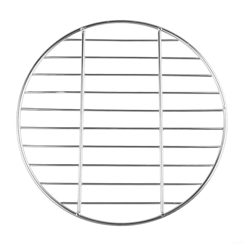 Edelstahl-Grillrost mit leicht zu reinigenden Funktionen für Outdoor-Grillabenteuer (33 cm) von Jurtmy