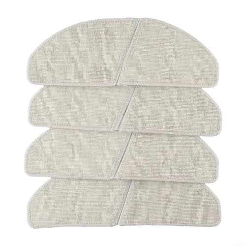 Effizienter Wischmopp für S8 M7 Pro Max Staubsauger, Ersatz-Mikrofaser für Pads, erhältlich in 4 oder 10 Stück (4 Stück) von Jurtmy