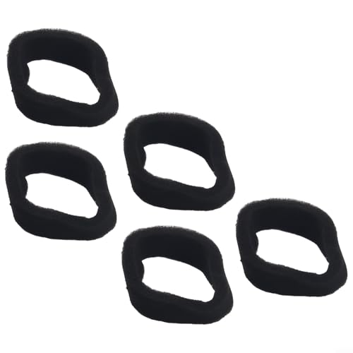 Ersatz-Luftfilter für Rasentrimmer, 50 mm x 43 mm, Schaumstoff-Material sorgt für optimale Leistung, 5 Stück von Jurtmy