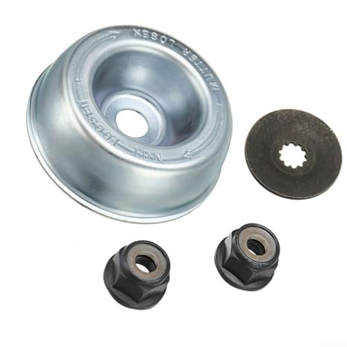 Für Motorsense Metallklinge Fixierwerkzeug Kit mit Ersatzmuttern für mehrere Modelle von Jurtmy