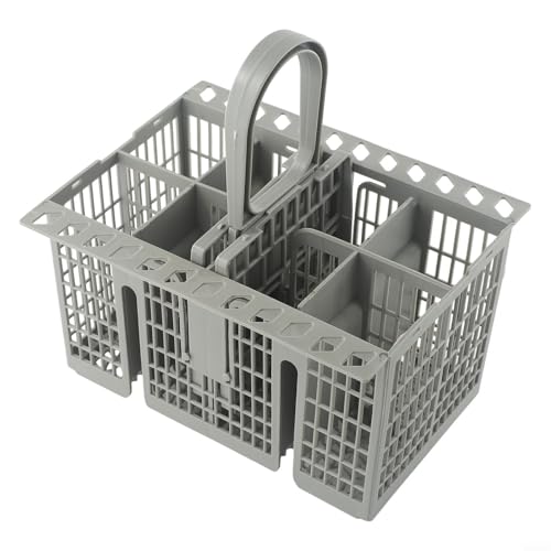 Geschirrspüler-Besteckkorb, kompatibel mit Bauknecht, Indesit, Hotpoint-Serie, C00257140, Ersatz-Besteckkorb, abnehmbarer Griff, Küchenutensilien-Organizer von Jurtmy