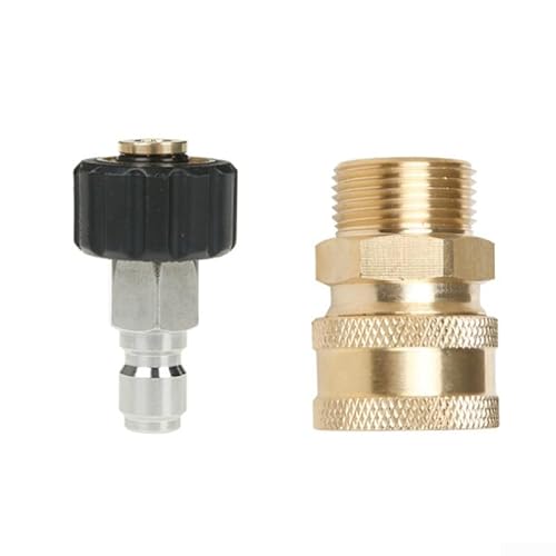 Hochdruckreiniger Adapter Set M22 15mm für Schnellanschluss bis 5000 PSI von Jurtmy