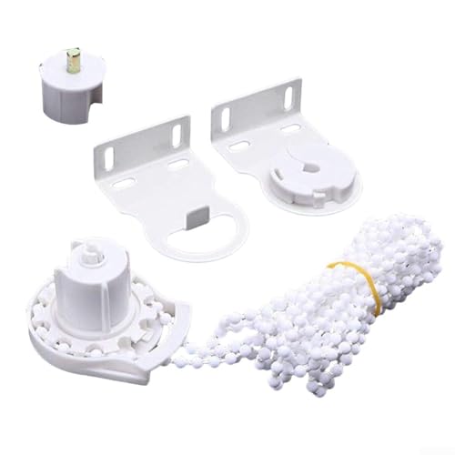 Komplettes Rollo-Reparatur-Zubehör, Perlenkette und Halterungs-Set für 38 mm Schienen von Jurtmy