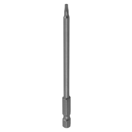 Magnetischer Torx-Schraubendreher-Bit, 100 mm lang, für Größen T8 bis T40, legierter Stahl, 6, 35 mm, Sechskantschaft, kompatibel mit elektrischen und manuellen Schraubendrehern () von Jurtmy