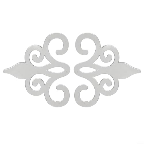 Modernes Design, 10-teiliges Acryl-Wandaufkleber-Set, um Ihren Raum zu verschönern (Silber) von Jurtmy