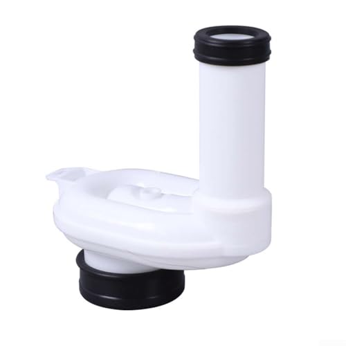 PP Urinal Siphon Horizontal DN50 x DN40/50 Abfluss Fitting Wand Drainage Trap für Pissoir Installation Siphon Rohrleitungen Badezimmer Sanitär Anschluss Weiß von Jurtmy