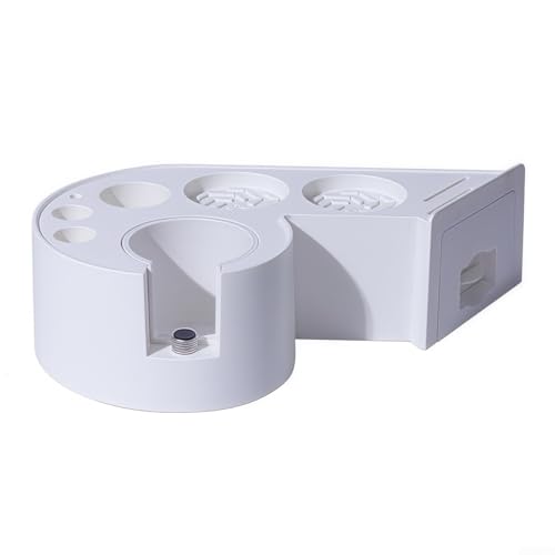 Premium Espresso Stopfstation mit Aufbewahrungsmulden passend für 51 mm, 54 mm, 58 mm Siebträger für verschiedene Espressomaschinen (weiß) von Jurtmy