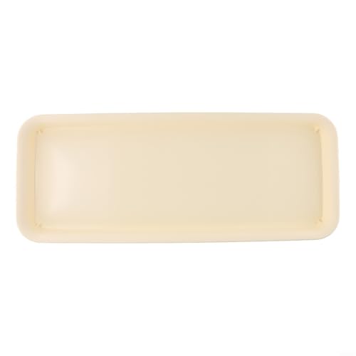 Rechteckiger Untersetzer aus Kunstharz für Pflanzenpflege und Bodenschutz, perfekt für den Heimgebrauch (Beige L) von Jurtmy