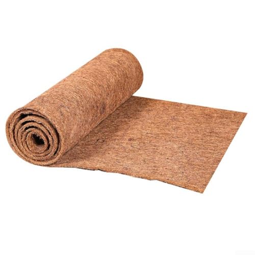 Reptile Habitat Kokosmatte, zuschneidbare Kokosfaser für Terrarien und Körbe, Dicke von 0 3 0 4 cm, umweltfreundliches Material (50 x 30 cm) von Jurtmy