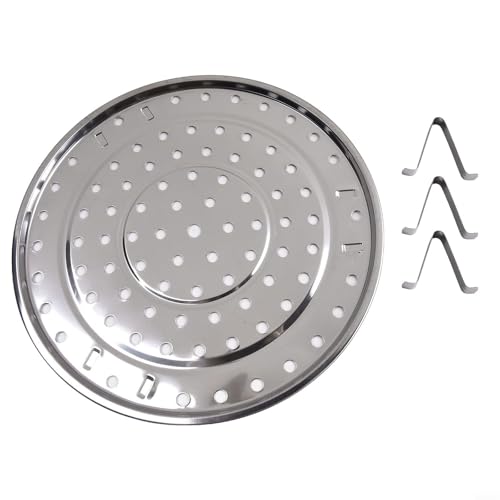 Schlankes Edelstahl-Dampfgarer mit abnehmbaren Beinen für den praktischen Gebrauch in der Küche (24 cm) von Jurtmy