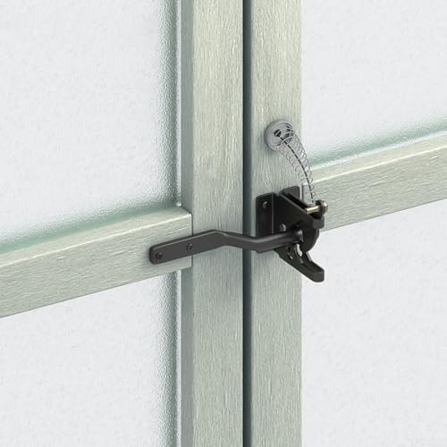 Selbstschließender Torriegel mit verstellbarem Federkabel für Holz- oder Metalltore und sicheres Zaunzubehör Selbstschließender Torriegel mit verstellbarem Federkabel für Holz- oder Metalltore und sicheres Zaunzubehör von Jurtmy