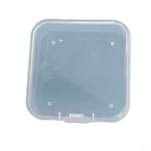 Transparente Organizer-Aufbewahrungsbox für Kleinteile und Schrauben mit Fachteilern für effiziente Organisation (5,5 x 5,5 x 2 cm) von Jurtmy