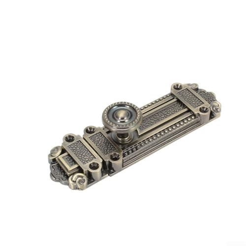 Türriegel aus Zinklegierung mit Chrom-Finish. Sichern Sie Ihr Zuhause mit diesem eleganten Schieberiegel (20,3 cm) von Jurtmy